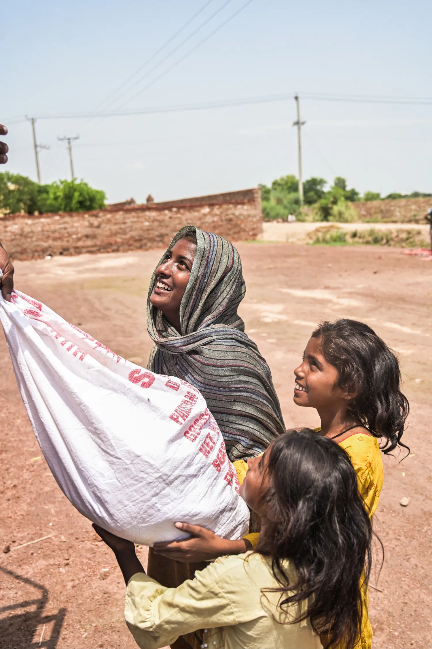 Children Receive With Joy