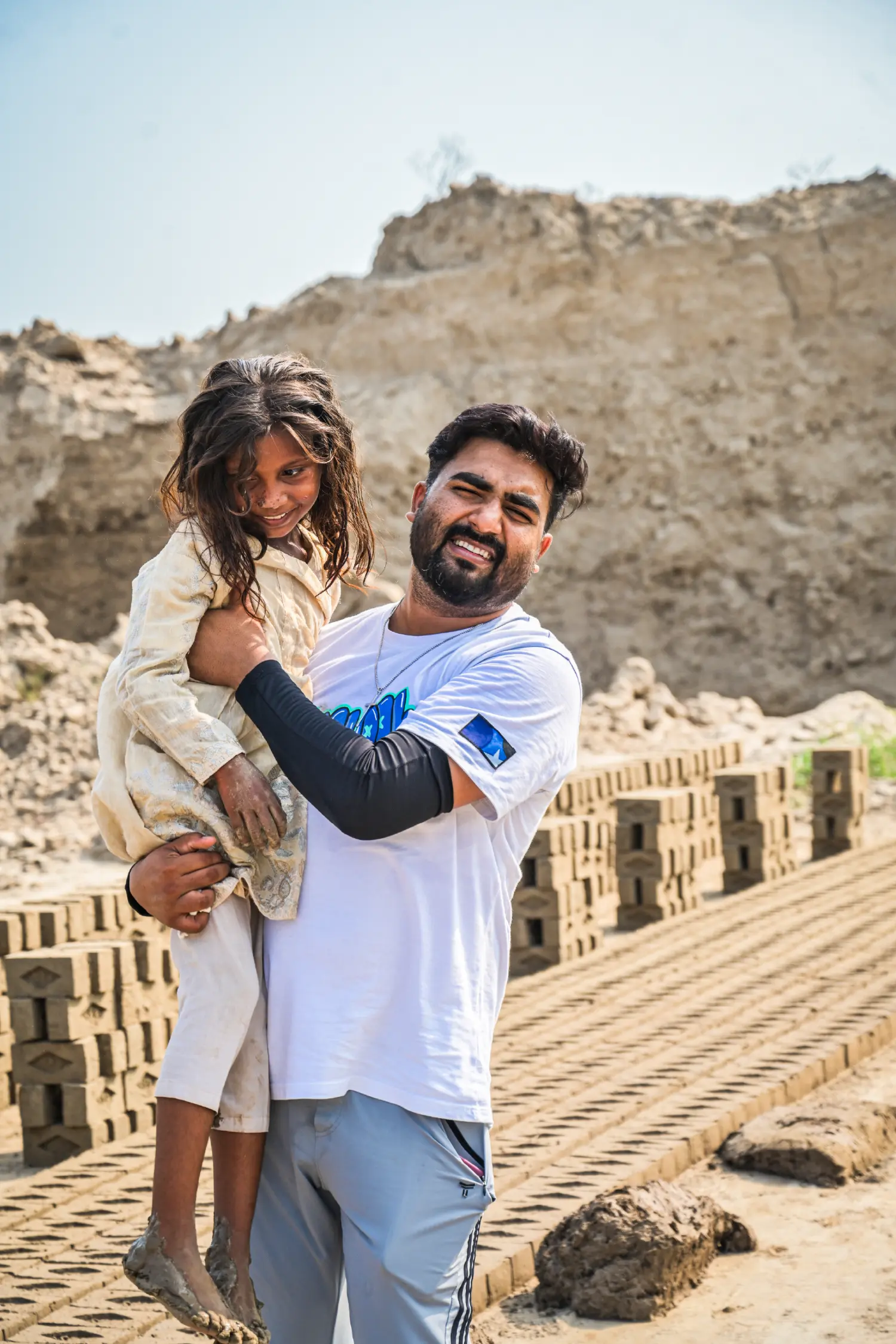 Pastor Bobby rescuing a young girl from slavery