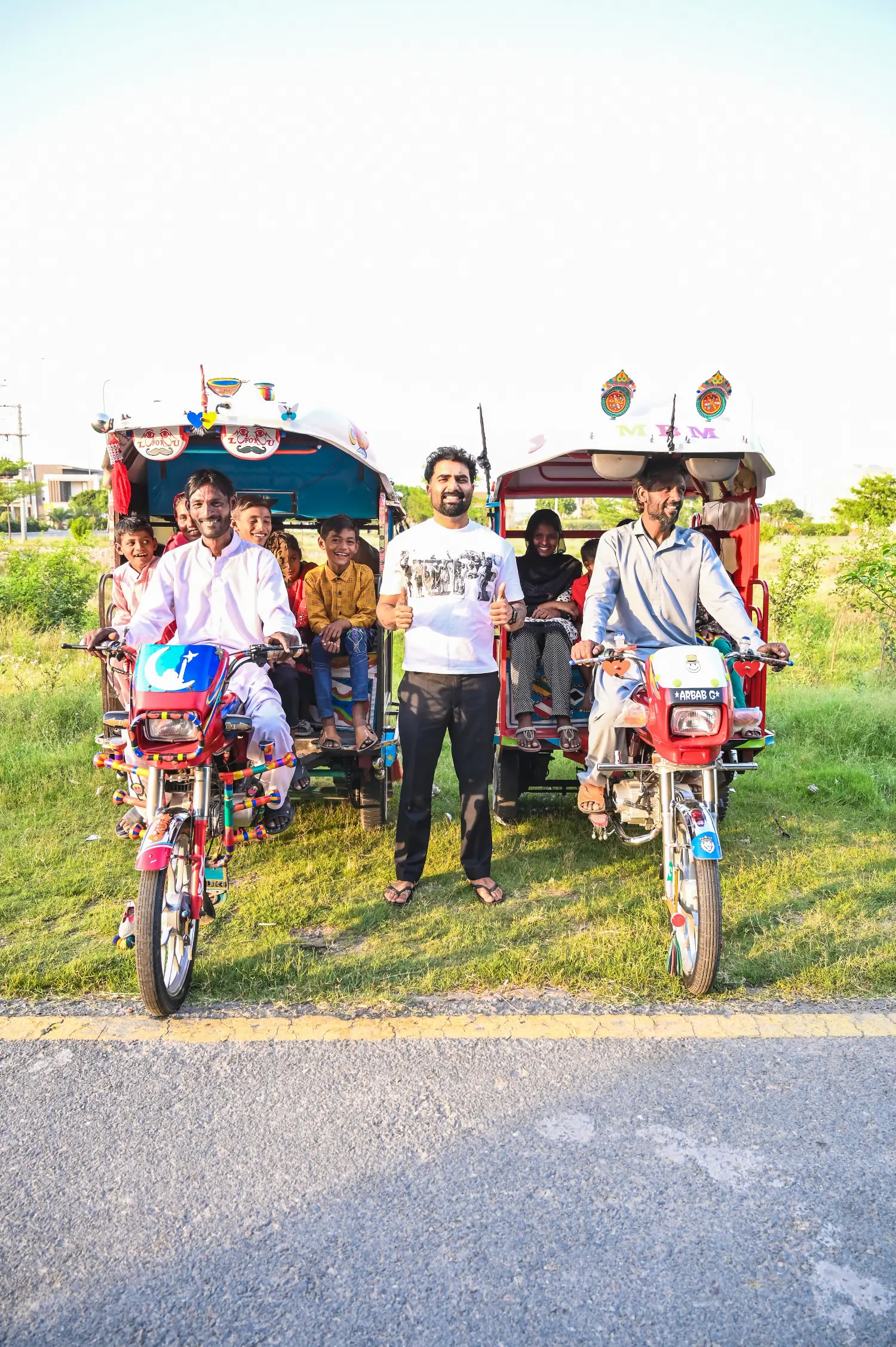 Two rickshaws provided to two families after being set free