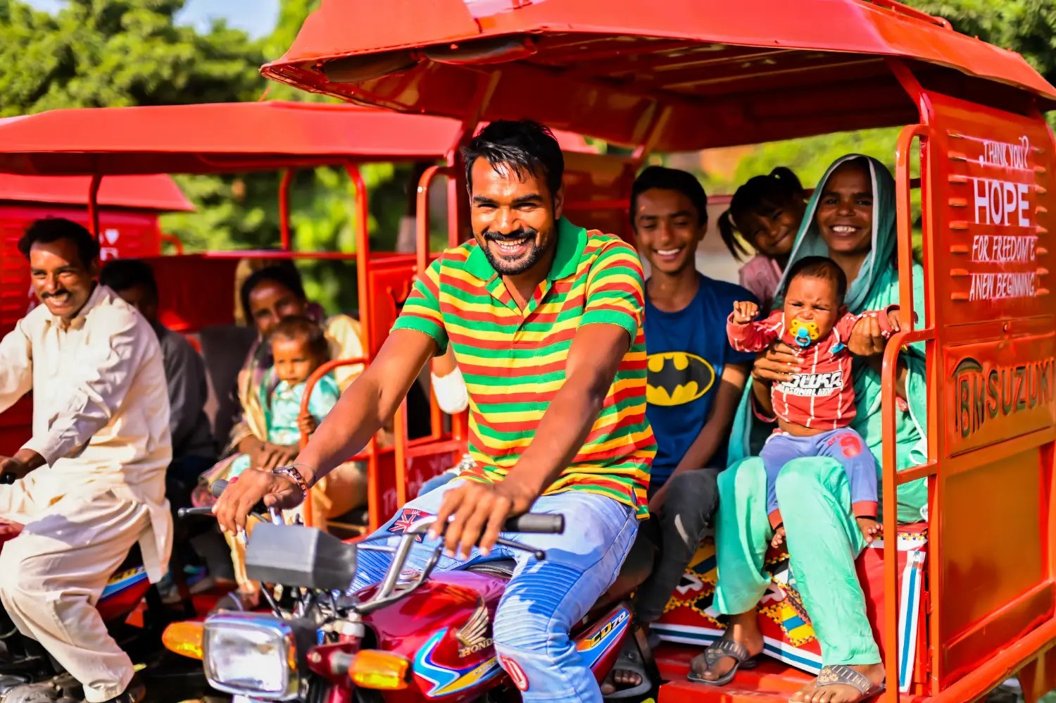 Family launching their business