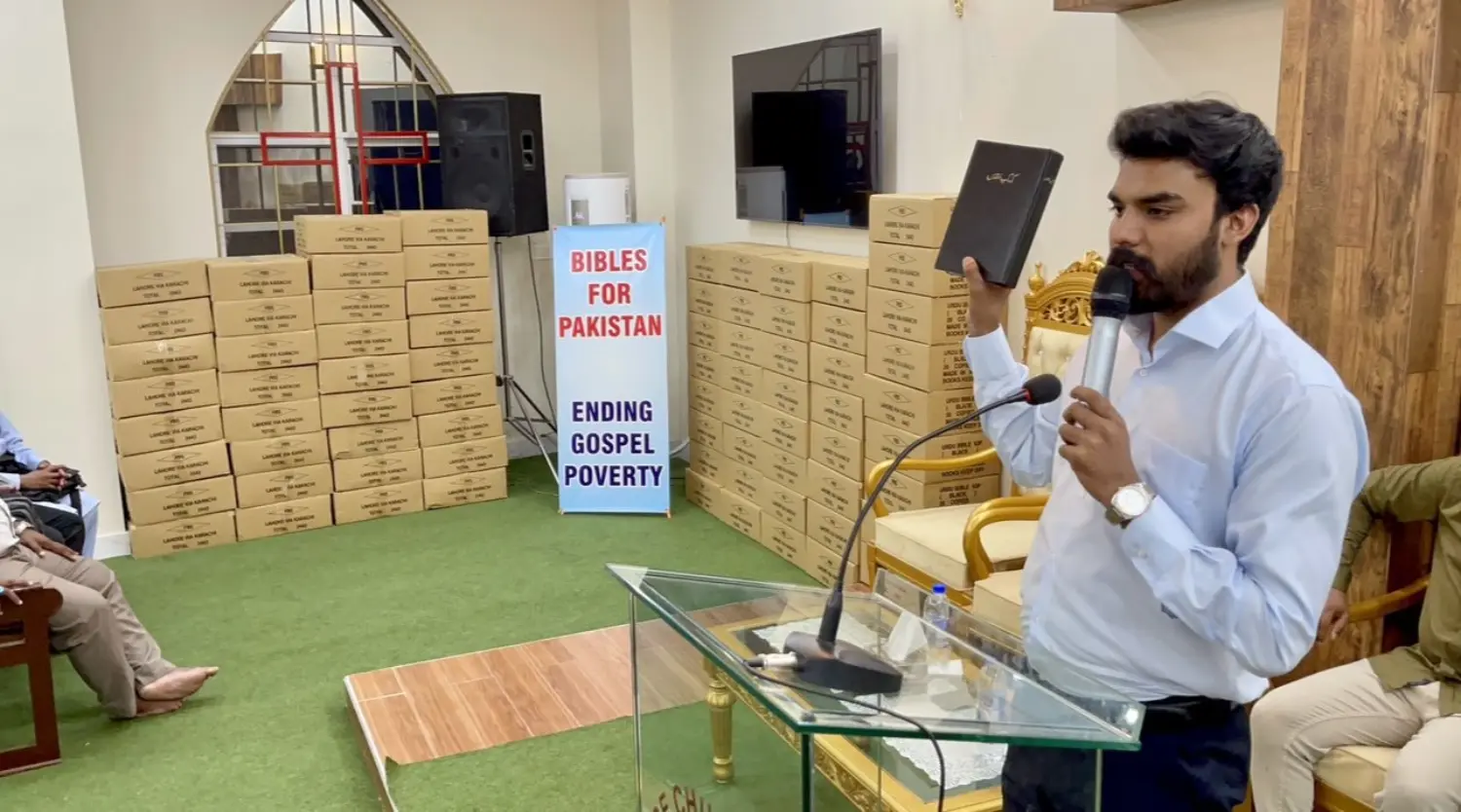Holy Bibles distributed to families across Pakistan